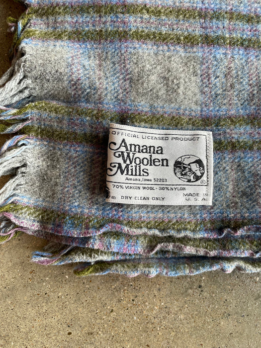 Amana Woolen Mills Wool Blend Throw