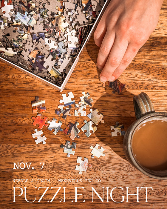 Puzzle Night at Nashville Tea - Nov 7 - Starting at 6pm