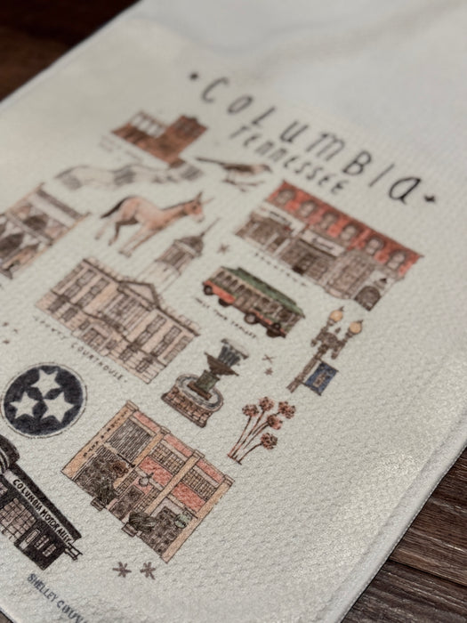 Columbia TN Microfiber Tea Towel