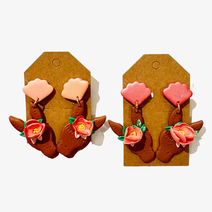 Mule Polymer Clay Earrings