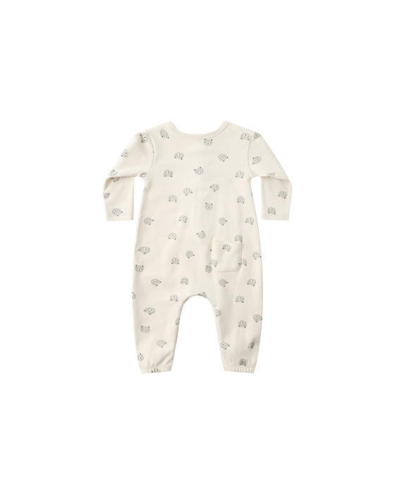 Long Sleeve Jumpsuit with Bears