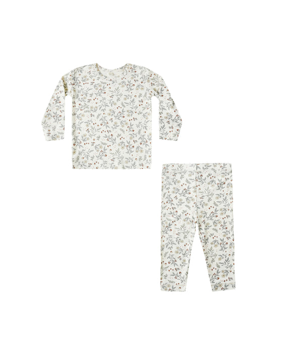 Bamboo Pajama Set in Woodland