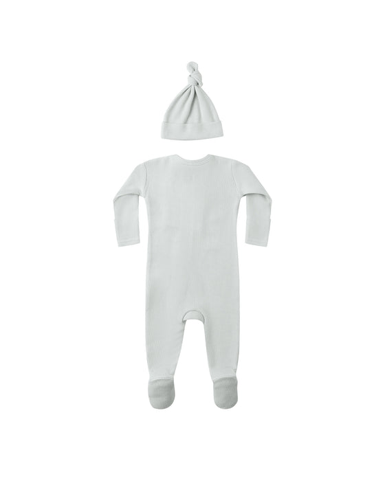 Waffle Sleep Set in Ice Blue