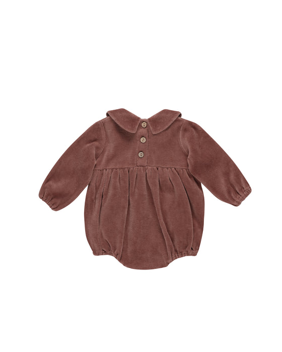 Cranberry Peter Pan Romper