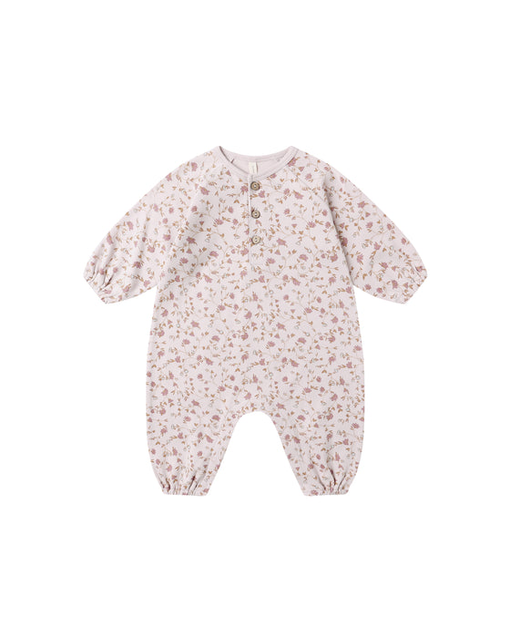 Henley Bubble Jumpsuit in Garden