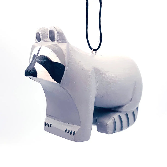 Racoon Balsa Ornament