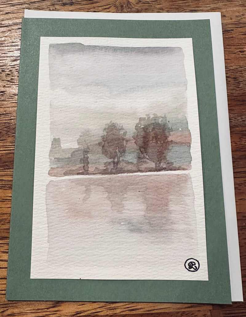 Landscape Watercolor Card