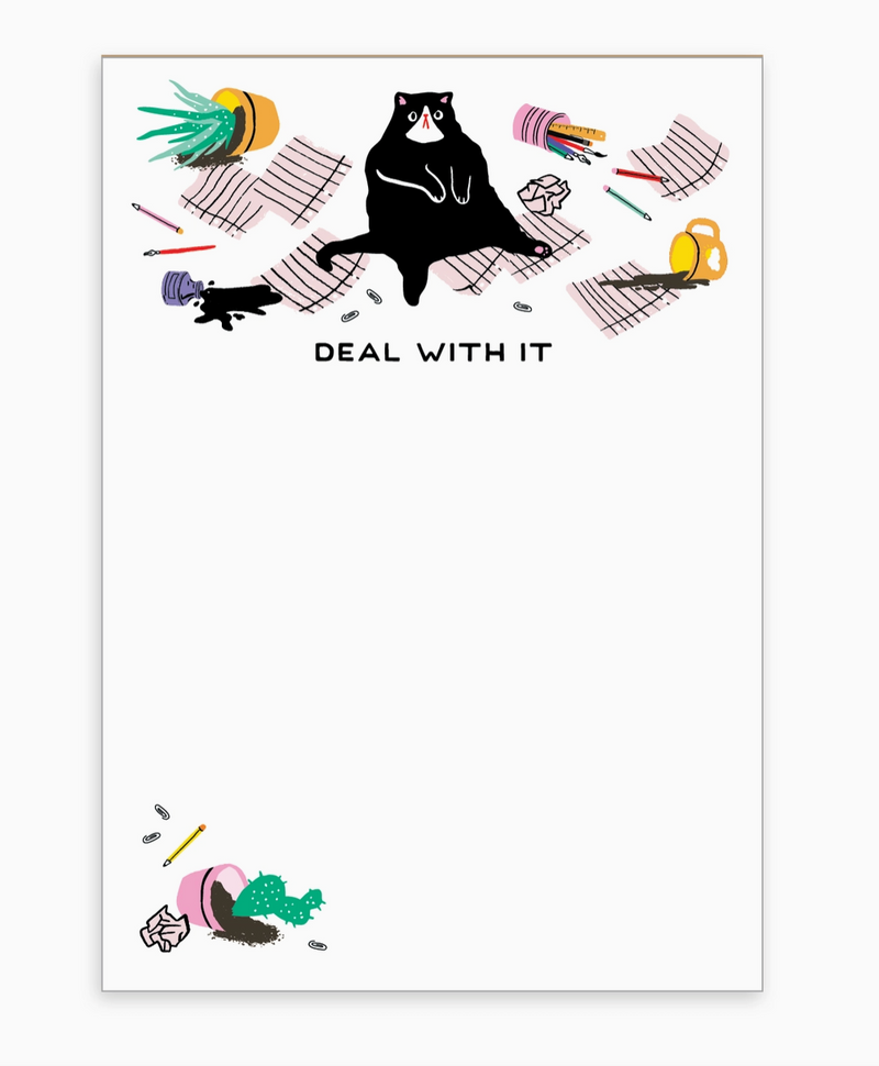 "Deal With It" Cat Notepad