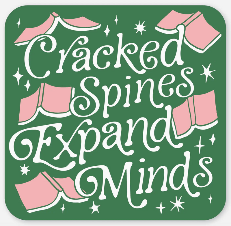 Cracked Spines Sticker
