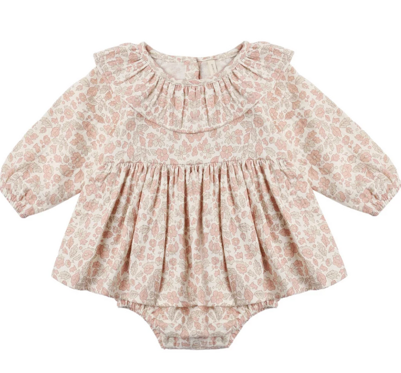 Thalia Romper in Pink Blossom