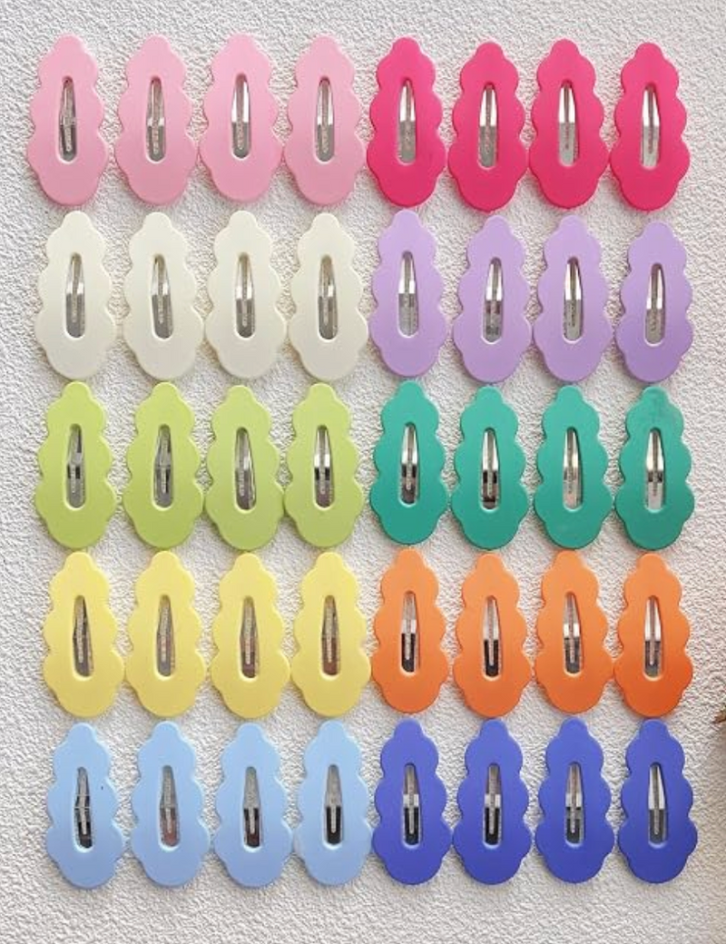 Snap Hair Clips, Non Slip Barrettes