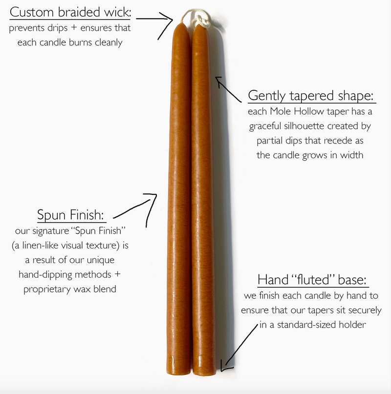 Handmade Taper Candles