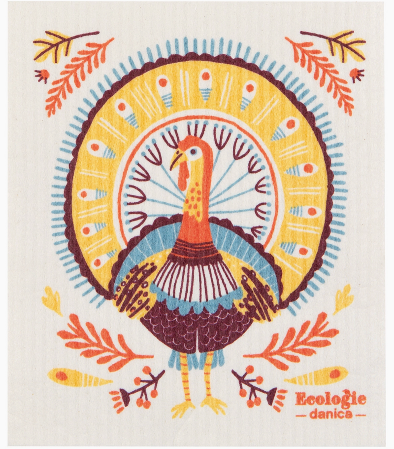 Swedish Dishcloth - Autumn Plenty Thanksgiving