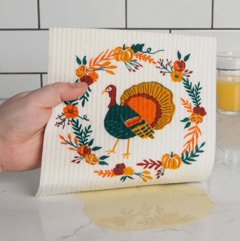 Swedish Dishcloth - Autumn Plenty Thanksgiving