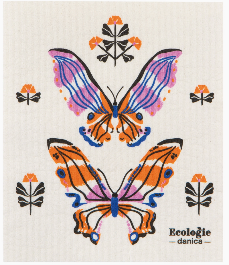 Swedish Dishcloth - Aurora Butterfly