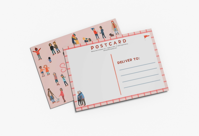 Thankful People Postcard - Set of 8