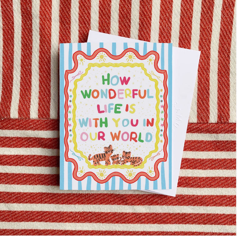 How Wonderful Newborn Baby Greeting Card