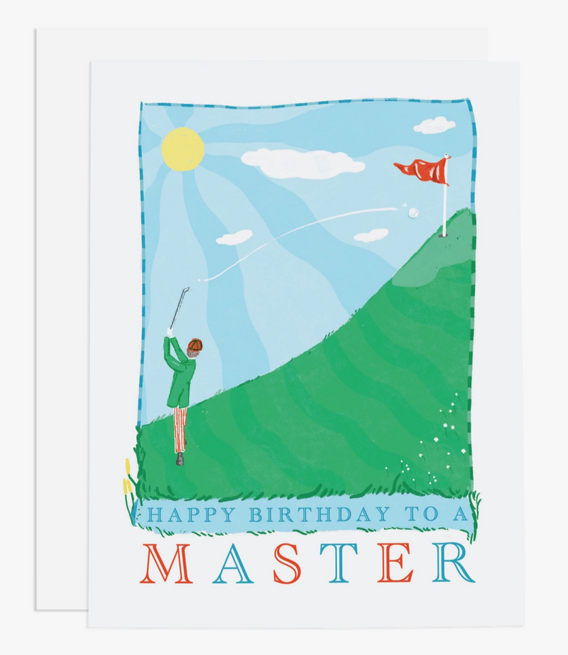 Happy Birthday To A Master Greeting Card