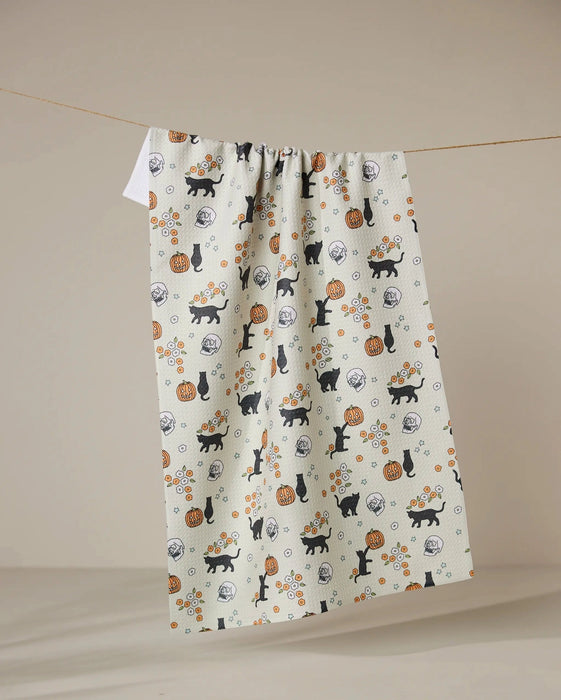 Spooky Parade Microfiber Tea Towel