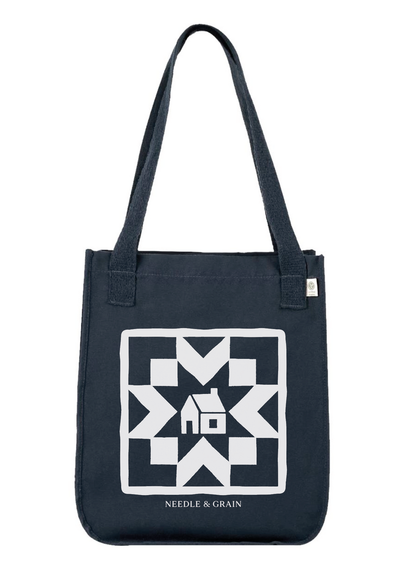 Needle and Grain Canvas Tote Bag
