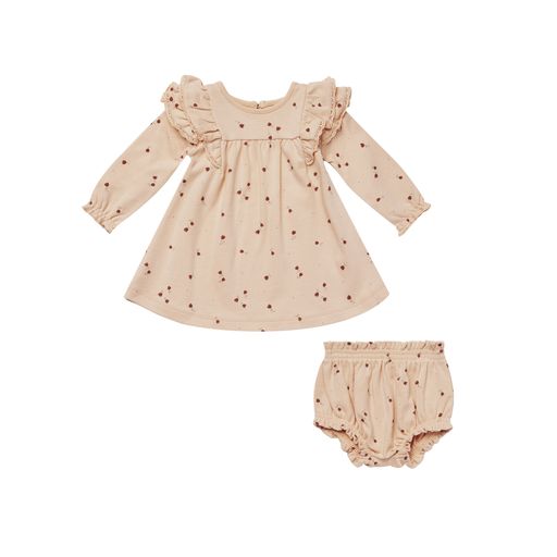 Long Sleeve Flutter Dress | Tulips