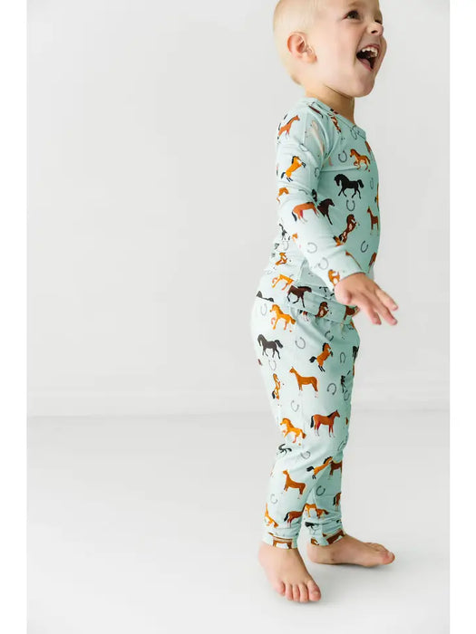 Western Horses Two Piece Jammies