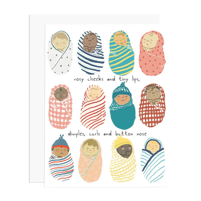 Rosey Cheeks Greeting Card