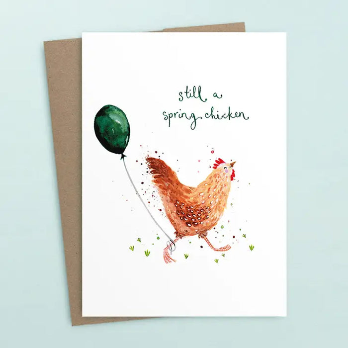 Still A Spring Chicken Card