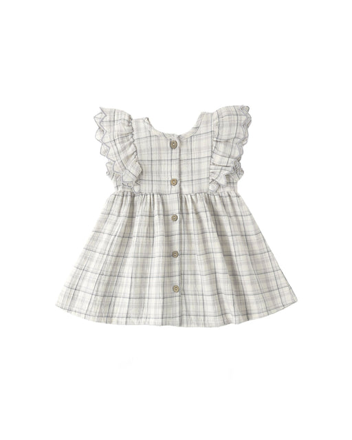 Alina Dress in Blue Plaid - Needle and Grain