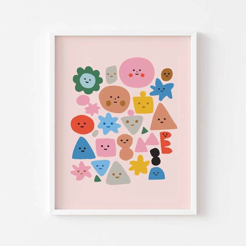 All Smiles Art Print - Needle and Grain