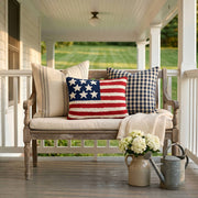 American Flag Hook Pillow - Needle and Grain