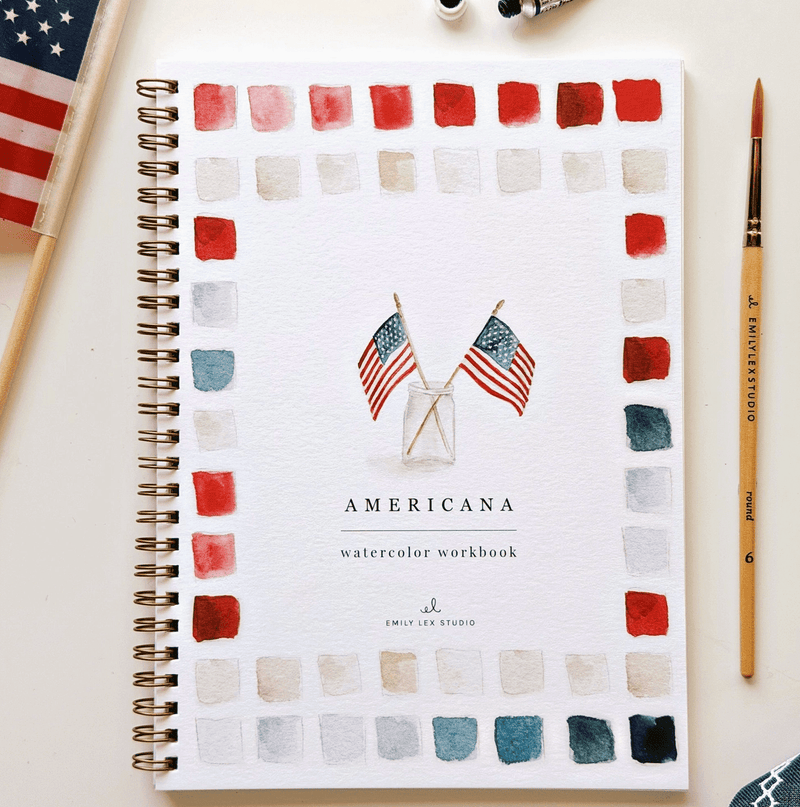 Americana Watercolor Workbook - Needle and Grain