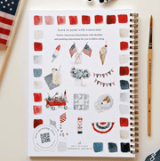 Americana Watercolor Workbook - Needle and Grain