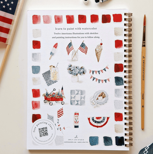 Americana Watercolor Workbook - Needle and Grain