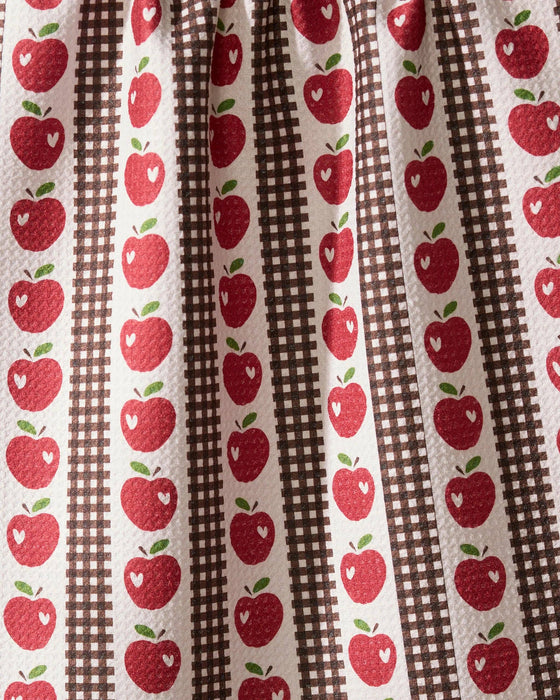 Apple Picking Day Microfiber Tea Towel