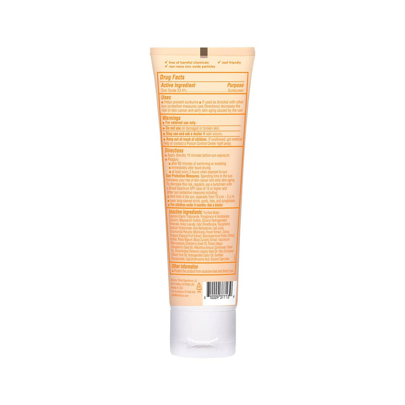 Baby Clear Zinc Sunscreen Sensitive Skin SPF 50, 3 oz - Needle and Grain