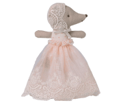 Baby Mouse in Gown - Powder - Needle and Grain