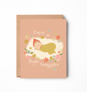 Baby Snuggles Card - Needle and Grain