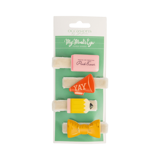 Back to School Barrettes - Needle and Grain
