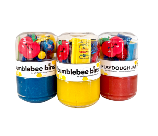 Back to School Bumblebee Bin - Needle and Grain