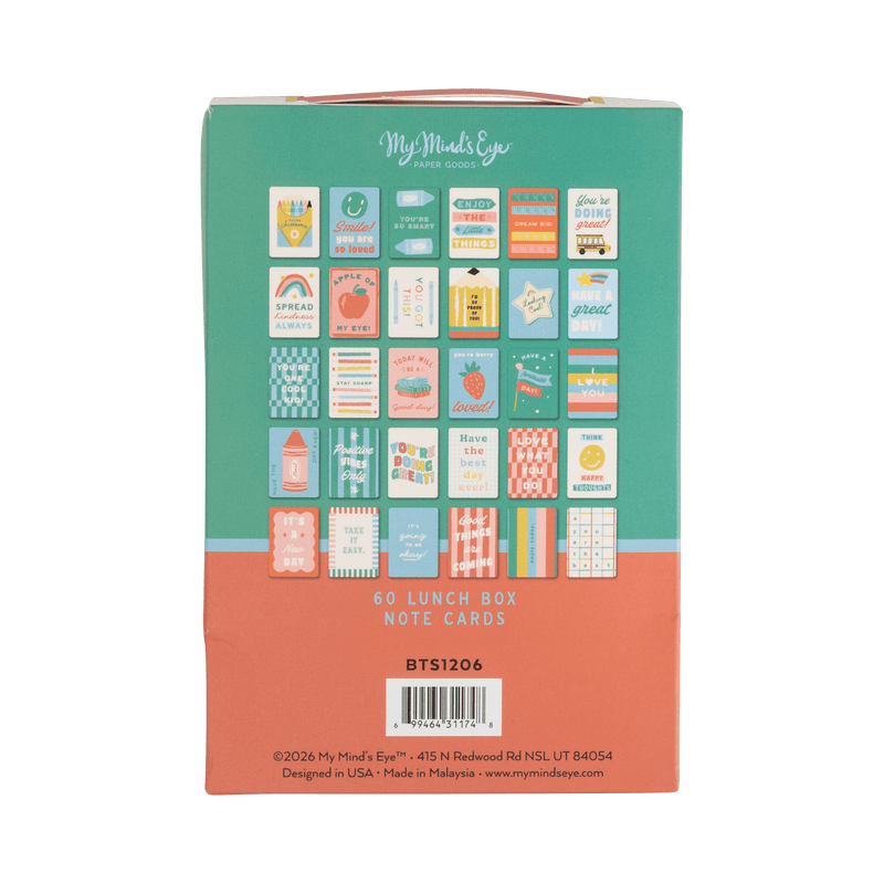 Back to School Lunchbox Notes - Needle and Grain