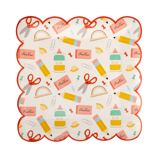 Back To School Party Plate - Needle and Grain