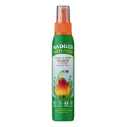 Badger Tick Spray, All Natural Tick Repellent, Deet-Free - Needle and Grain