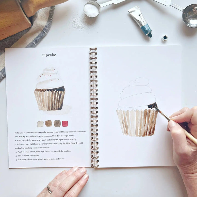 Baking Watercolor Workbook - Needle and Grain