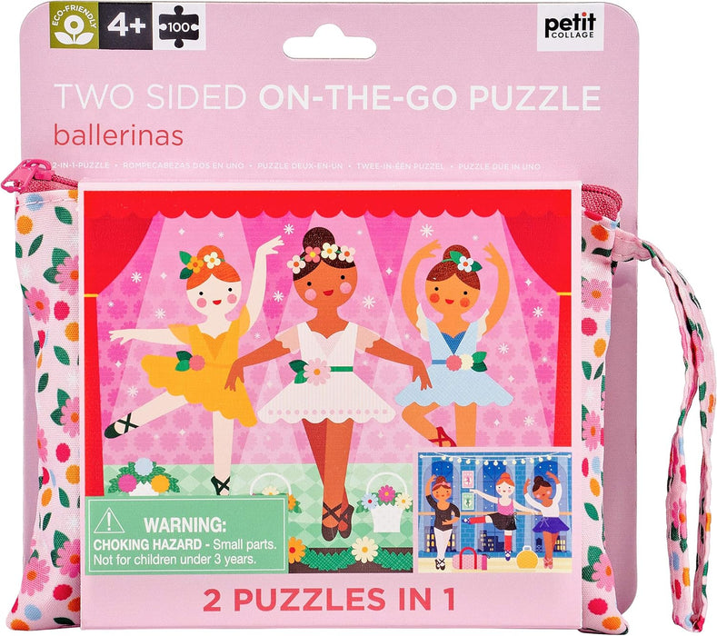 On The Go Ballerina Double Sided Puzzle