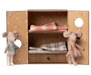 Ballet Mice in Dance Studio, Little Sister and Brother - Needle and Grain