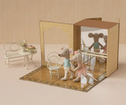 Ballet Mice in Dance Studio, Little Sister and Brother - Needle and Grain