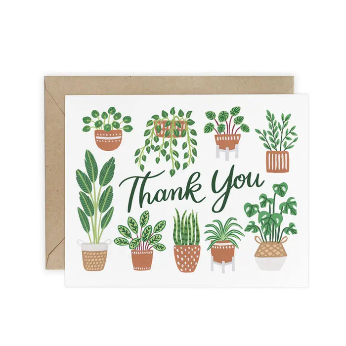 House Plants - Thank You Card Box Set (8 Cards)