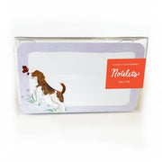 Beagle Butterfly Notelets • Tiny Dog Note Cards - Needle and Grain