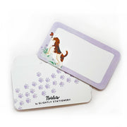 Beagle Butterfly Notelets • Tiny Dog Note Cards - Needle and Grain